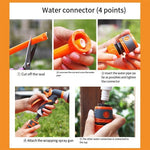 Watering Flowers Water Guns Sprinklers Artifact Watering Hose Garden Sprinkler Garden Irrigation Spray Head Multifunctional 15m