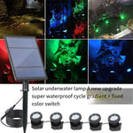 Solar Lamp Courtyard Lamp Projection Lamp Fish Pond Lamp Garden Rockery Diving Lamp Underwater Lamp Pool Underwater Lamp Waterproof