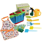 10 Pcs Garden Children's Beach Sand Digging Small Shovel Three Piece Set Watering Pot Kindergarten Flower Planting Tool Set Gardening Apron Watering Pot