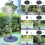 Solar Fountain Floating Micro Battery Fountain Outdoor Garden Courtyard Rockery Landscaping Water Pump 1w Solar Fountain