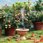 Solar Fountain Floating Micro Battery Fountain Outdoor Garden Courtyard Rockery Landscaping Water Pump 1w Solar Fountain