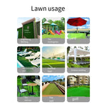 6 Pieces 1cm Balcony Plant Wall Decoration Lawn Carpet Roof Sound Insulation Sunscreen Artificial Plastic Outdoor Artificial Turf