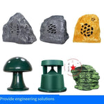 Outdoor Lawn Sound Landscape Garden Simulation Waterproof Horn Outdoor Park Stone Speaker Rockery Mushroom Broadcasting