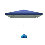 Sun Umbrella Large Outdoor Stalls Square Sunshade Commercial Umbrella Sunscreen Umbrella Dark Blue 2m * 2m