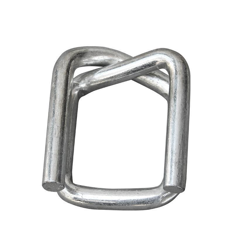 20 Pieces 32mm Steel Wire Packing Buckle Flexible Fiber Belt Heavy Packing Buckle Fiber Packing Buckle
