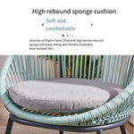 Balcony Pull Rope Tables And Chairs Outdoor Courtyard Chairs Outdoor Terrace Garden Three Piece Set Of Tables And Chairs Morandi Green Three Piece Set