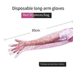 Disposable Long Arm Gloves For Animals Long Sleeve With 85cm Long 50 Pieces Of Thickened And Lengthened Breeding Equipment Disposable Long Arm Gloves