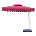 Sunshade Umbrella Outdoor Umbrella Large Umbrella Folding Umbrella Sunshade Umbrella Foundation Wine Red