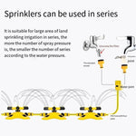 Garden Sprinkler Watering Artifact Automatic Sprinkler 360 Degree Automatic Rotary Sprinkler Watering Artifact Watering Lawn Sprinkler