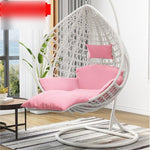 Hanging Chair Household Balcony Basket Rattan Chair Indoor Room Dormitory Swing Rocking Outdoor Double Lazy Hammock European Bird's Nest Drop Chair