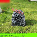 Outdoor Park Waterproof Garden Lawn Sound Engineering Landscape Public Broadcasting Community Simulation Stone Speaker Blue