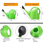 Thickened Sprinkling Kettle Large Watering Spray Kettle Plastic Watering Kettle Long Spout Flower Sprinkling Kettle Household Watering Kettle 2.5L Green Tool