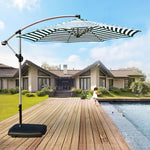 Roman Umbrella Outdoor Sunshade Courtyard Stalls Red Blue Orange Fruit Green Big Sun 3m Banana 2.7m Green White Aluminum Umbrella + 60kg Water Tank Umbrella Cloth 160 Denser Than Its Peers