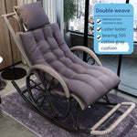 Adult Rocking Chair Reclining Chair Leisure Rocking Chair Rocking Chair Leisure Chair Lazy Chair Rattan Chair On Balcony