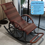 Adult Rocking Chair Reclining Chair Leisure Rocking Chair Rocking Chair Leisure Chair Lazy Chair Rattan Chair On Balcony