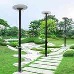 New Solar Garden Lamp 300w High Pole Large Round Street Lamp Outdoor Waterproof Bright Lamp Park Villa Scenic Spot Road Lighting Lamp