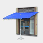 Sun Umbrella Outdoor Shop Sunshade Facade Sales Sunscreen Slope Large Stall Commercial 2x2 Inclined Umbrella Four Bone Red