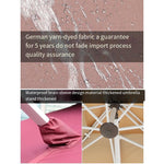 Outdoor Sunshade Umbrella Large Sun Roman Courtyard Terrace Garden Large Square Security Guard Post