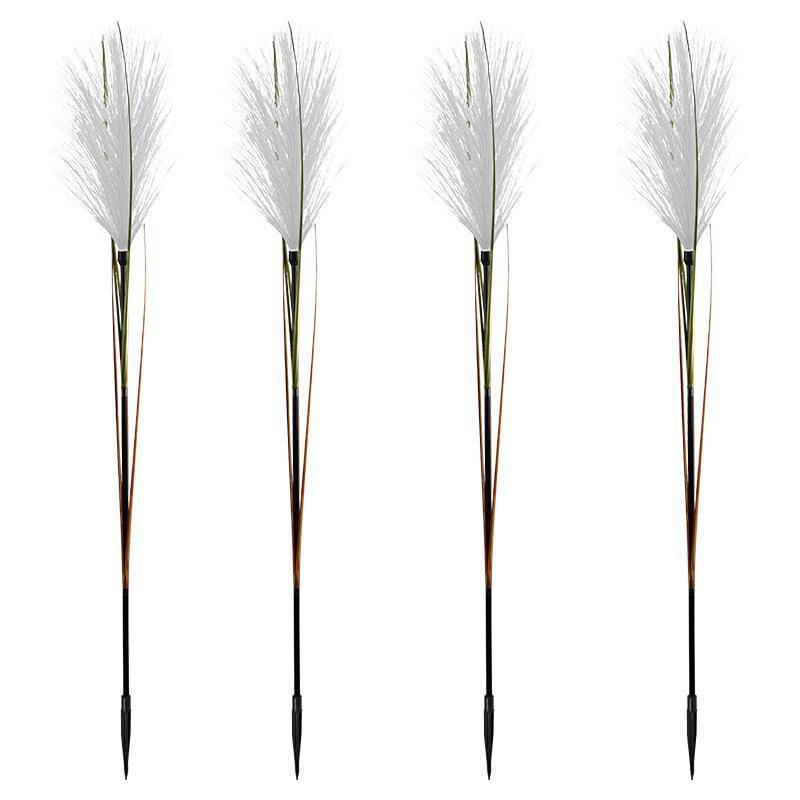 LED Optical Fiber Reed Lamp Simulation Lawn Landscape Lamp Outdoor Courtyard Lighting Project Luminous Plant Electricity Payment White Light