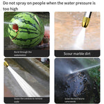 Car Wash Water Artifact Household Garden Watering Sprinkler Brush Vehicle Tools Rinse Water Set Tap Water Wash Car 7.5 Meters Water + Foam