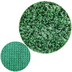 6 Pieces Simulation Green Plant False Turf Plastic Decorative Carpet Kindergarten Outdoor Fence Lawn Mat 1.5cm Green Bottom