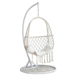 Net Red Hanging Chair Basket Rattan Bedroom Swing Girl Single Room Balcony Hanging Orchid Chair Hammock Bassinet Chair A Beige Single