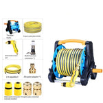 25 Meters Wash Car Suit Home Wash Car High-pressure Water Irrigation Gardening Cleaning Storage Rack Tool Spray Boiler Wash Car Artifact Brass Head Yellow Water Pipe Set