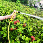 25 Meters Wash Car Suit Home Wash Car High-pressure Water Irrigation Gardening Cleaning Storage Rack Tool Spray Boiler Wash Car Artifact Brass Head Yellow Water Pipe Set