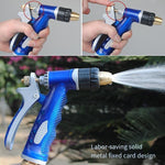 Household Car Washing Water Set High Pressure Nozzle Telescopic Water Pipe Hose Car Brushing Pipe Garden Watering Car Washing Artifact 15m Set After Water Injection