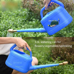 3.3L Watering Pot Plastic Watering Pot Large Capacity Balcony Vegetable And Flower Gardening Tools Household Long Nozzle Watering Pot