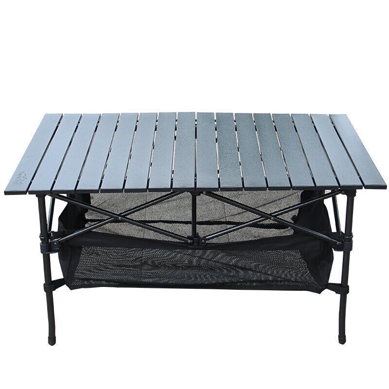 Outdoor Stall Portable Folding Table And Chair Set 4 People Multi Person Folding Table And Chair Barbecue Camping Self Driving Travel Equipment Set