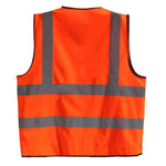 Safety Reflective Vest Road Construction Safety Clothes Widened 4 Reflective Strips Vest Riding Clothes Fluorescent Vest