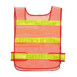 15 Pieces Red Grid Night Reflective Vest Reflective Vest Safety Vest Traffic Engineering Construction Site Sanitation Safety Protection Vest