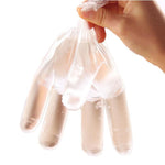 50 Packages Disposable Thickened Environment-Friendly PE Plastic Gloves Kitchen Dining Cleaning Beauty Appliances 100 / Package