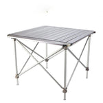 Outdoor Folding Table And Chair Portable Aluminum Alloy Picnic Chair Courtyard Barbecue Table Outdoor Camping Table Combination