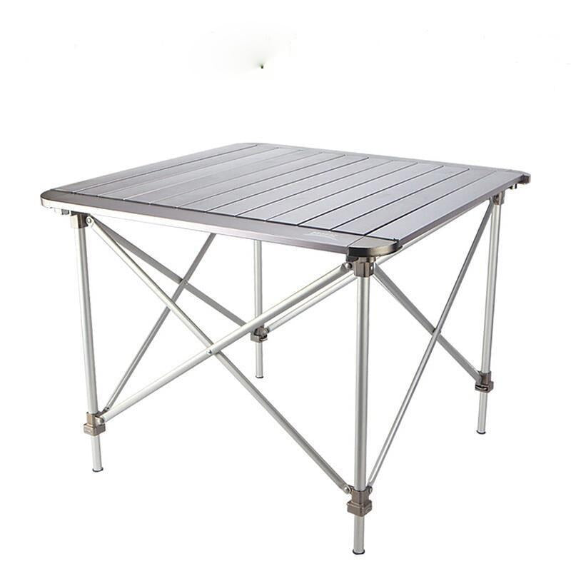 Outdoor Folding Table And Chair Portable Aluminum Alloy Picnic Chair Courtyard Barbecue Table Outdoor Camping Table Combination