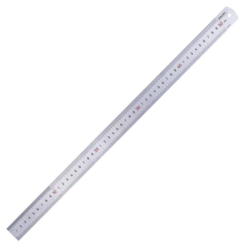 Deli 50 Pieces Straight Steel Ruler 500mm Rulers DL8050; ECVV TR – ECVV.TR