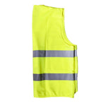 Reflective Vest Fluorescent Vest Highway Construction Site Reflective Vest Light Comfortable Reflective Strip Work Vest Yellow Free Size