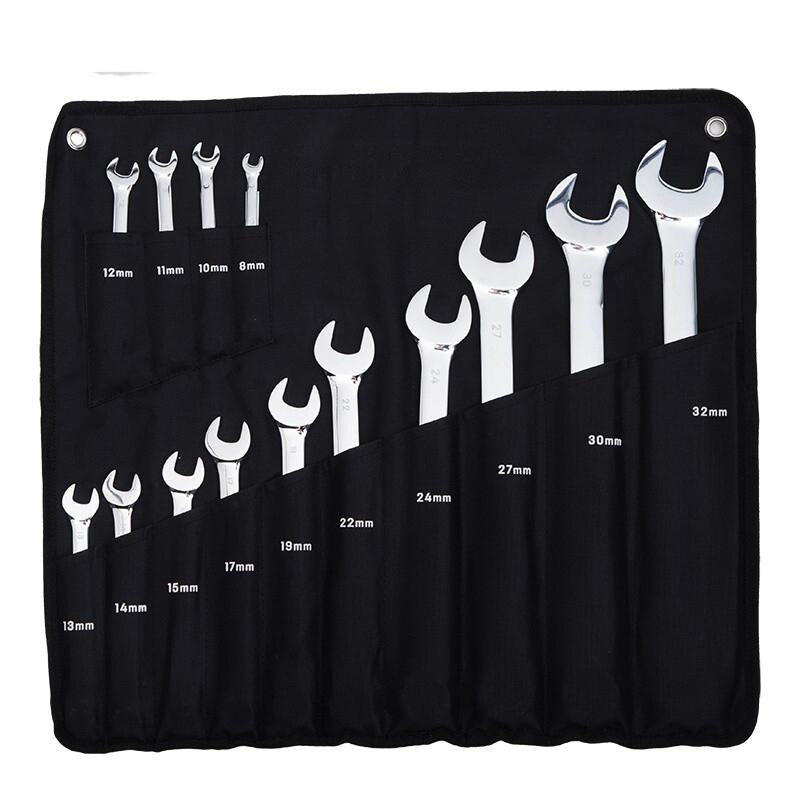 Open End Box Spanner Dual Purpose Spanner Set 14 Pieces/Set