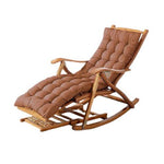 Rocking Chair Bamboo Reclining Chair Elderly Rattan Chair Adult Balcony Lunch Break Chair Courtyard Nap Chair Folding Chair Smart Rocking Chair