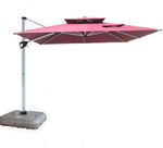 Outdoor Sun Umbrella Courtyard Big Sun Roman Umbrella Terrace Garden Stall 2.5m Square With 340 Catty Water Tank