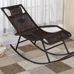 Rocking Chair Recliner Rattan Coffee Round Line Chair Elderly Rocking Chair Balcony Living Room Rattan Chair Leisure Chair