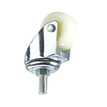 2 Inch Lead Screw Movable Beige Polypropylene (PP) Caster Medium Light Double Ball Bearing Universal Wheel 4 Sets / Sets