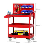 Tool Cart Multi Function Drawer Type Hardware Parts Cart Industrial Hand Push Tool Car