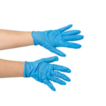 30 Pairs Free Size Dispensible Gloves Durable Nitrile Tear Resistant Blue Gloves