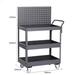 Tool Car Auto Repair Movable Hardware Tool Cabinet Multi Function Industrial Hand Push Tool Car