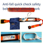 Work At Height Safety Belt Single Waist Speed Difference Safety Belt Anti Falling Safety Belt Telescopic Safety Belt Polyester Belt