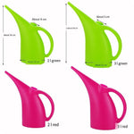 Creative Long Nozzle Plastic Watering Pot Watering Pot Household Green Plant Potted Watering Pot Watering Pot Gardening Kettle 3L Green