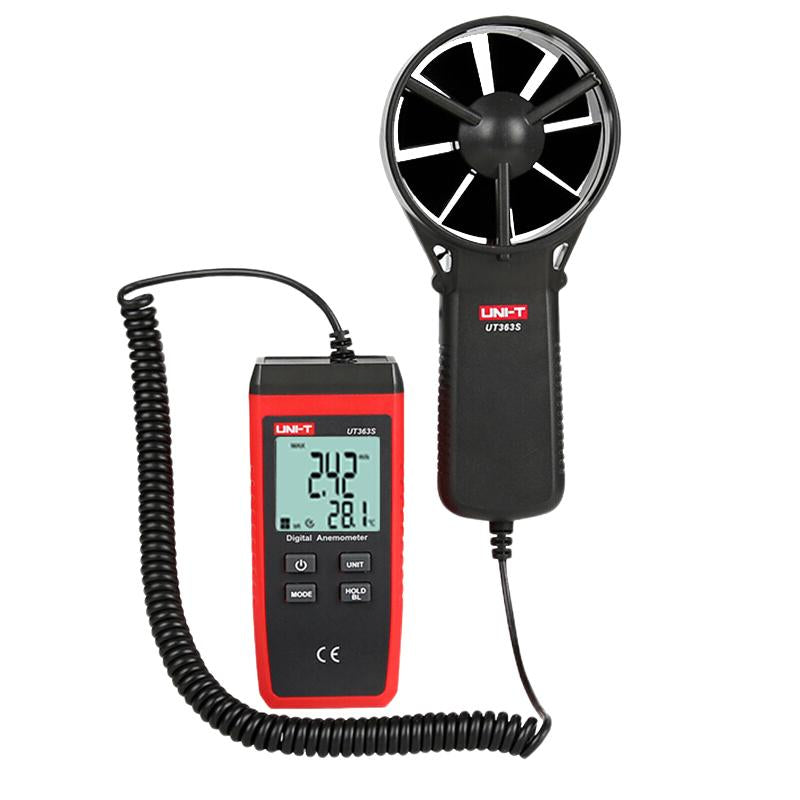 Split Anemometer Tester Hand Held Split Anemometer High Precision Digital Anemometer Large Impeller Wind Speed Tester