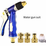 15m Water Pipe + All Copper Water Gun Head Car Washing Water Gun Set High Pressure Water Pipe Household Garden Watering Car Washing Artifact Car Brushing Hose Nozzle Metal All Copper Joint Motorcycle Car Water Gun